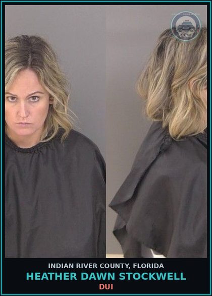CCW arrest card for Heather Dawn Stockwell in Indian River County: DUI