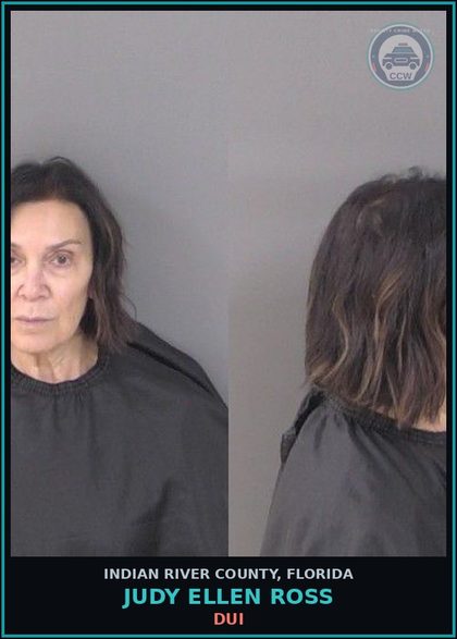 CCW arrest card for Judy Ellen Ross in Indian River County: DUI