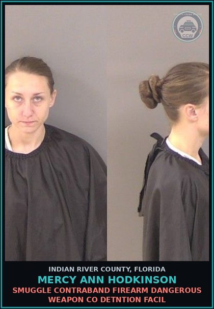 CCW arrest card for MERCY ANN HODKINSON in Indian River County: POSS OF DRUG PARAPHERNALIA /AND OR USE