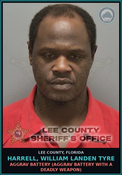 CCW arrest card for HARRELL, WILLIAM LANDEN TYRE in Lee County: FAILURE TO APPEAR  (FAILURE TO APPEAR FOR MISDEMEANOR OFFENSE)