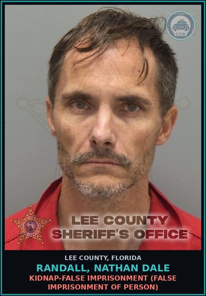 CCW arrest card for RANDALL, NATHAN DALE in Lee County: AGGRAV BATTERY  (ON PERSON 65 YEARS OF AGE OR OLDER)