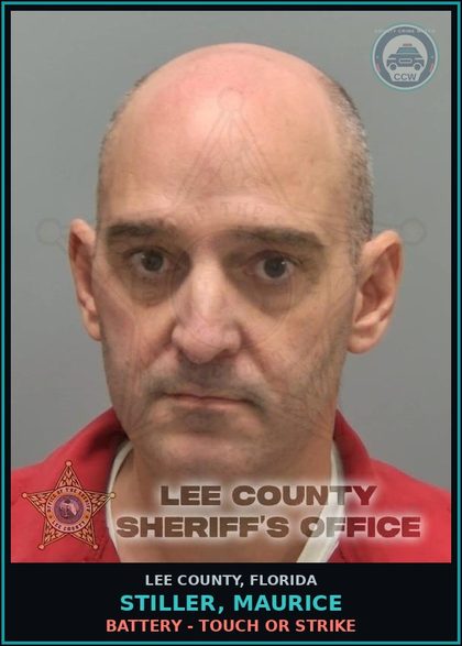 CCW arrest card for STILLER, MAURICE in Lee County: BATTERY - TOUCH OR STRIKE