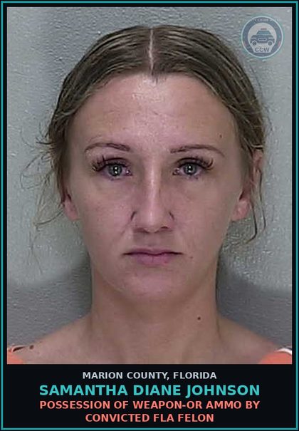 CCW arrest card for SAMANTHA DIANE JOHNSON in Marion County: POSSESS-CONTR SUBSTANCE W/O PRESCRP