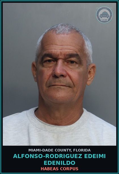 CCW arrest card for ALFONSO-RODRIGUEZ EDEIMI  EDENILDO in Miami-Dade County: HABEAS CORPUS