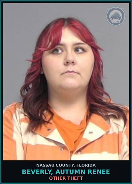 CCW arrest card for BEVERLY, AUTUMN RENEE in Nassau County: OTHER THEFT