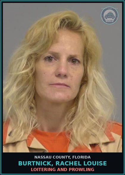 CCW arrest card for BURTNICK, RACHEL LOUISE in Nassau County: LOITERING AND PROWLING