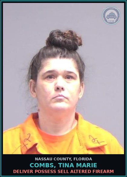 CCW arrest card for COMBS, TINA MARIE in Nassau County: PROB VIOLATION