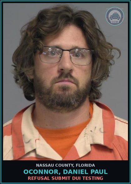 CCW arrest card for OCONNOR, DANIEL PAUL in Nassau County: REFUSAL SUBMIT DUI TESTING