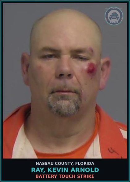 CCW arrest card for RAY, KEVIN ARNOLD in Nassau County: DISTURBING THE PEACE