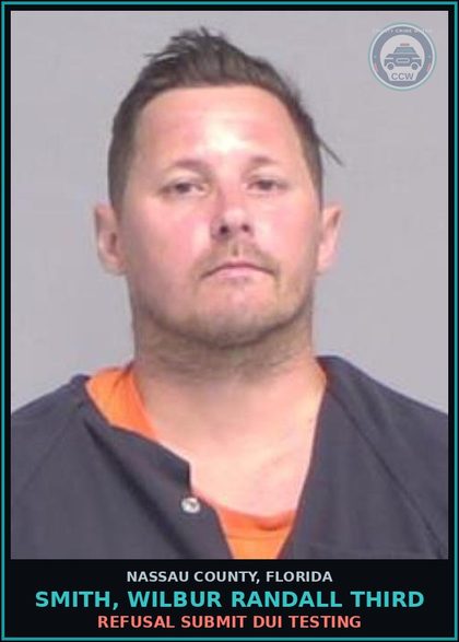 CCW arrest card for SMITH, WILBUR RANDALL Third in Nassau County: ACCIDENT UNATTENDED VEH OR PROP WO LEAVING ID