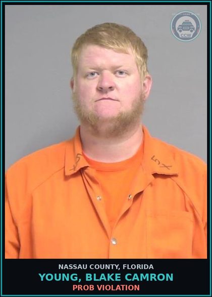 CCW arrest card for YOUNG, BLAKE CAMRON in Nassau County: PROB VIOLATION