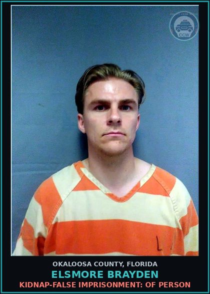 CCW arrest card for Elsmore Brayden in Okaloosa County: BATTERY: TOUCH OR STRIKE (DOMV)