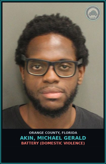 CCW arrest card for AKIN, MICHAEL GERALD in Orange County: PARKS AND FACILITIES, CLOSING HOURS, PRESENCE AFTER CLOSING HOURS PROHIBITED