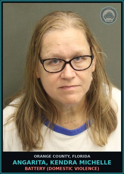 CCW arrest card for ANGARITA, KENDRA MICHELLE in Orange County: BATTERY (DOMESTIC VIOLENCE)