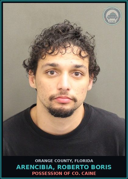 CCW arrest card for ARENCIBIA, ROBERTO BORIS in Orange County: CONTEMPT OF COURT-OFFENDER VIOLATE NO CONTACT ORDER