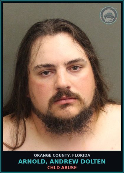 CCW arrest card for ARNOLD, ANDREW DOLTEN in Orange County: BATTERY