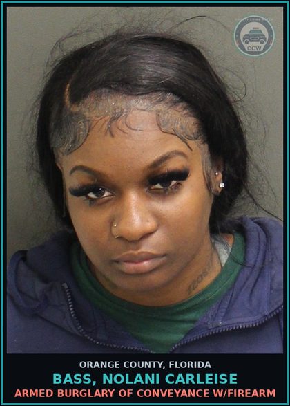 CCW arrest card for BASS, NOLANI CARLEISE in Orange County: CONTRIBUTING TO THE DELINQUENCY OF A MINOR