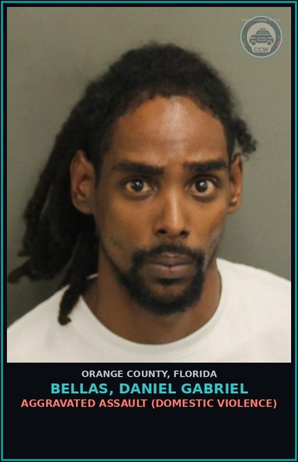 CCW arrest card for BELLAS, DANIEL GABRIEL in Orange County: BATTERY (DOMESTIC VIOLENCE)