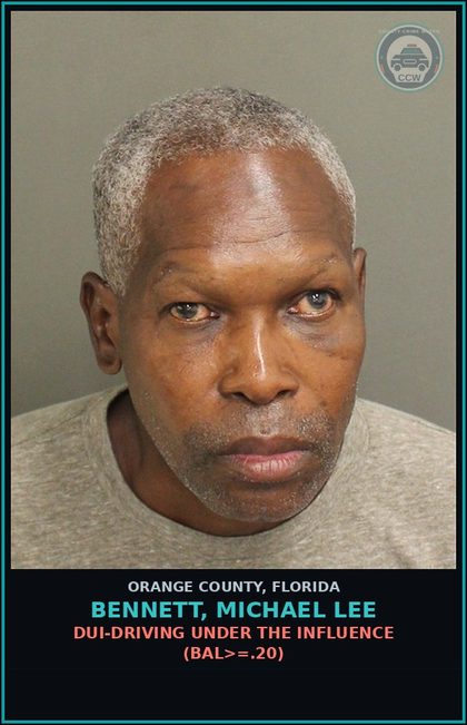 CCW arrest card for BENNETT, MICHAEL LEE in Orange County: CAMPING PROHIBITED; EXCEPTIONS