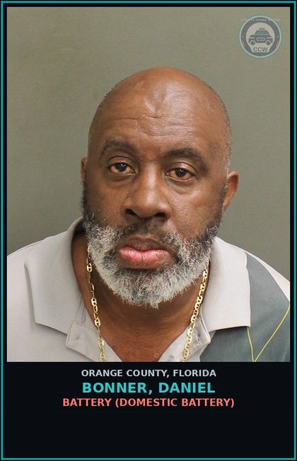 CCW arrest card for BONNER, DANIEL in Orange County: OBSTRUCTING JUSTICE-HINDER WITN COMMUN INFO TO LEO/JUDGE MISD PROC
