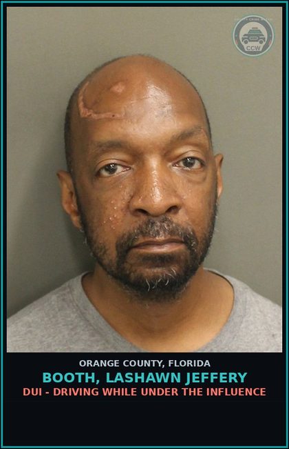 CCW arrest card for BOOTH, LASHAWN JEFFERY in Orange County: OPEN CONTAINER