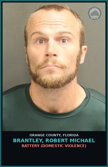CCW arrest card for BRANTLEY, ROBERT MICHAEL in Orange County: BATTERY (DOMESTIC VIOLENCE)