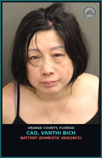 CCW arrest card for CAO, VANTHI BICH in Orange County: BATTERY (DOMESTIC VIOLENCE)