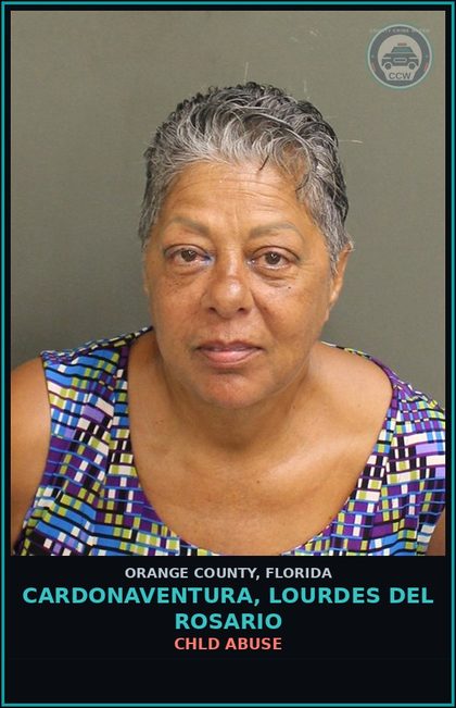 CCW arrest card for CARDONAVENTURA, LOURDES DEL ROSARIO in Orange County: BATTERY (DOMESTIC VIOLENCE)