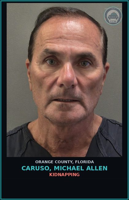 CCW arrest card for CARUSO, MICHAEL ALLEN in Orange County: LEWD LASCV BEHAVIOR-EXHIBITION OFF 18 YOA OLDER VICTIM LESS 16 YOA