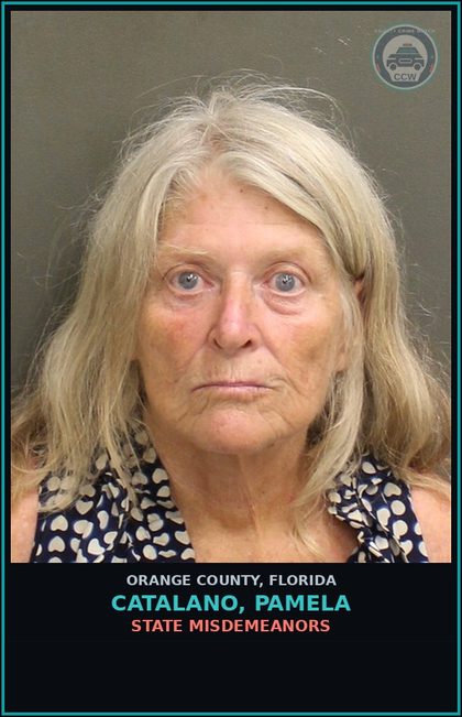 CCW arrest card for CATALANO, PAMELA in Orange County: STATE MISDEMEANORS