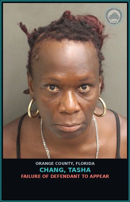CCW arrest card for CHANG, TASHA in Orange County: FAILURE OF DEFENDANT TO APPEAR