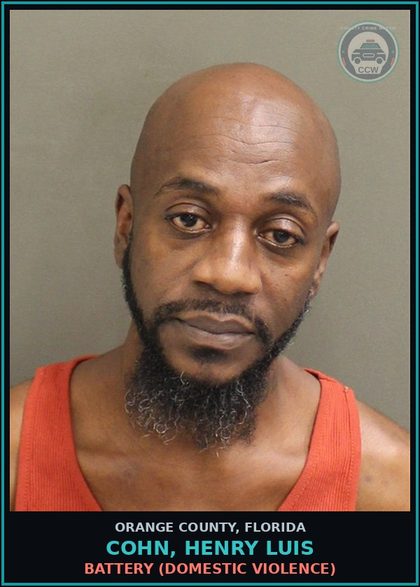 CCW arrest card for COHN, HENRY LUIS in Orange County: BATTERY (DOMESTIC VIOLENCE)