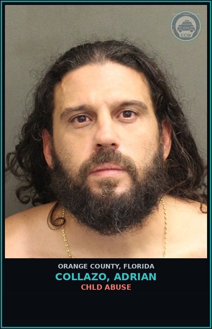 CCW arrest card for COLLAZO, ADRIAN in Orange County: BATTERY BY STRANGULATION - DOMESTIC VIOLENCE