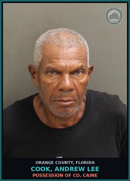CCW arrest card for COOK, ANDREW LEE in Orange County: URINATING OR DEFECATING IN PUBLIC