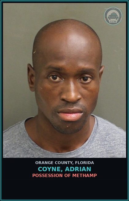 CCW arrest card for COYNE, ADRIAN in Orange County: PETIT THEFT