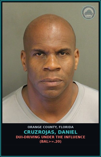 CCW arrest card for CRUZROJAS, DANIEL in Orange County: STALKING