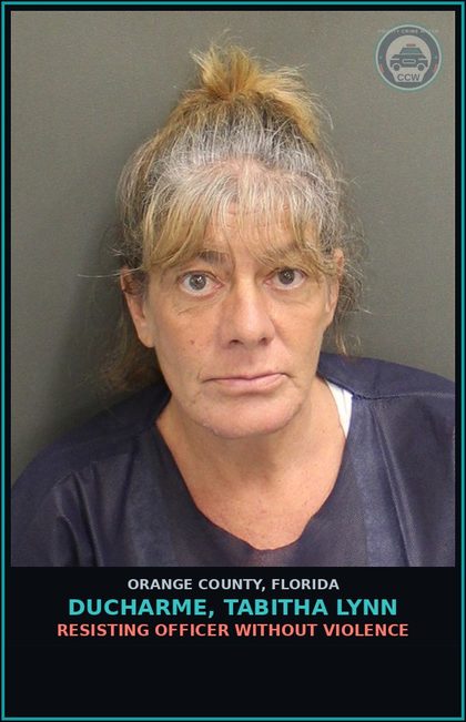 CCW arrest card for DUCHARME, TABITHA LYNN in Orange County: FAILURE OF DEFENDANT TO APPEAR