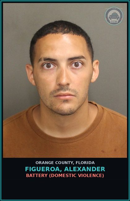 CCW arrest card for FIGUEROA, ALEXANDER in Orange County: TAMPERING WITH A WITNESS