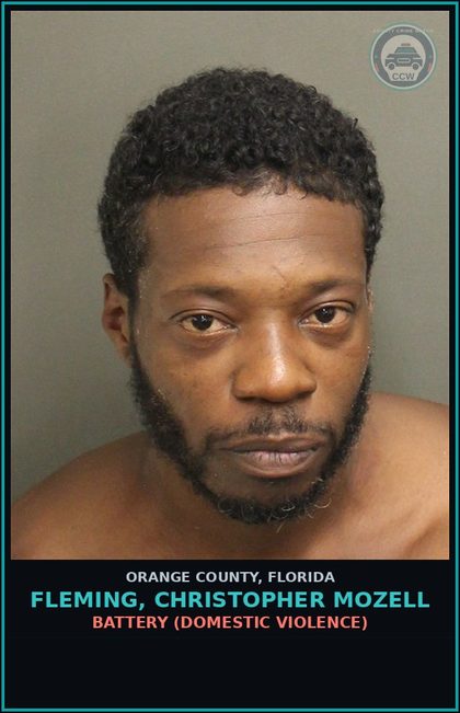 CCW arrest card for FLEMING, CHRISTOPHER MOZELL in Orange County: RESISTING OFFICER WITHOUT VIOLENCE