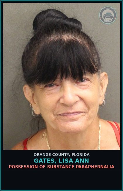CCW arrest card for GATES, LISA ANN in Orange County: TRESPASS/PROP. OTHER THAN STRUCT. OR CONV.