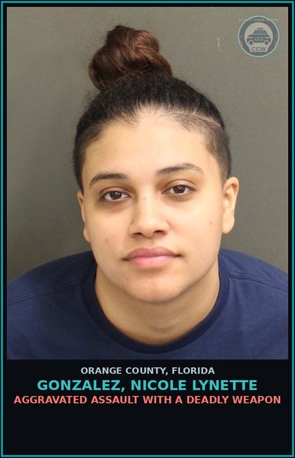 CCW arrest card for GONZALEZ, NICOLE LYNETTE in Orange County: AGGRAVATED STALKING (DATING VIOLENCE)