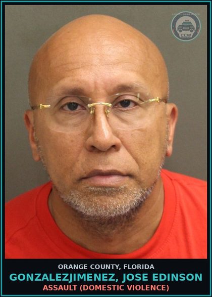 CCW arrest card for GONZALEZJIMENEZ, JOSE EDINSON in Orange County: ASSAULT (DOMESTIC VIOLENCE)
