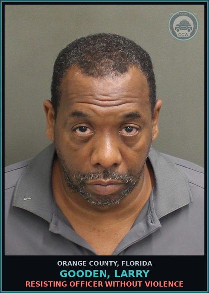 CCW arrest card for GOODEN, LARRY in Orange County: VIOLATION OF PROBATION