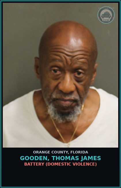 CCW arrest card for GOODEN, THOMAS JAMES in Orange County: BATTERY (DOMESTIC VIOLENCE)
