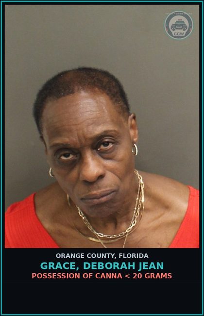 CCW arrest card for GRACE, DEBORAH JEAN in Orange County: TRESPASSING-ENTRY ON PROPERTY UNLAWFULLY