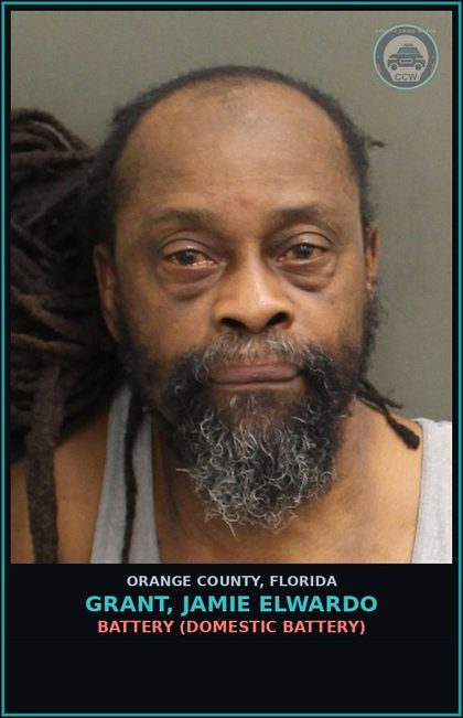 CCW arrest card for GRANT, JAMIE ELWARDO in Orange County: FAILURE OF DEFENDANT TO APPEAR