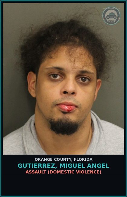 CCW arrest card for GUTIERREZ, MIGUEL ANGEL in Orange County: ASSAULT (DOMESTIC VIOLENCE)
