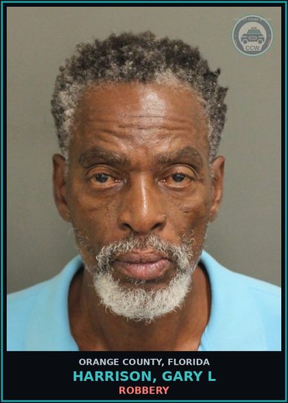 CCW arrest card for HARRISON, GARY L in Orange County: BATTERY-BATTERY BY STRANGULATION