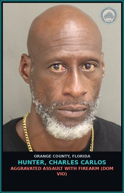 CCW arrest card for HUNTER, CHARLES CARLOS in Orange County: BATTERY (DOMESTIC VIOLENCE)