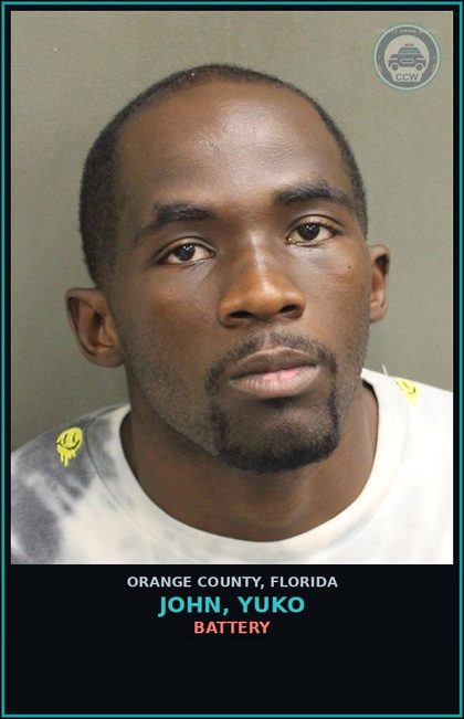 CCW arrest card for JOHN, YUKO in Orange County: BATTERY